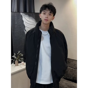 现货D8215-特批65抖音天猫高品质立领夹克棉服外套图片