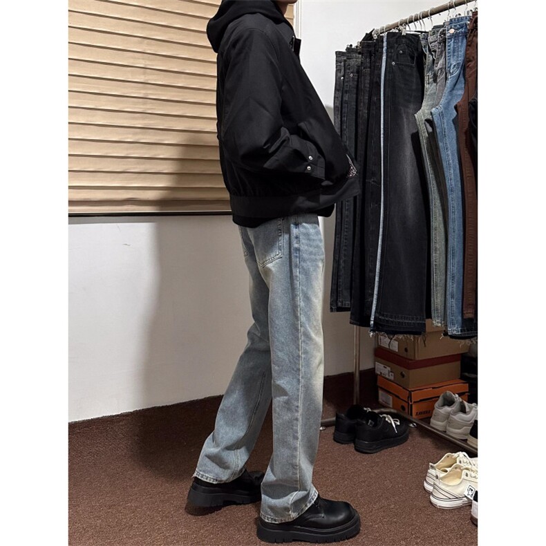 【有货】设计感拼接夹克外套男美式潮牌短款上衣HT95CC-特P65,男装夹克,星座1007（原301D）
