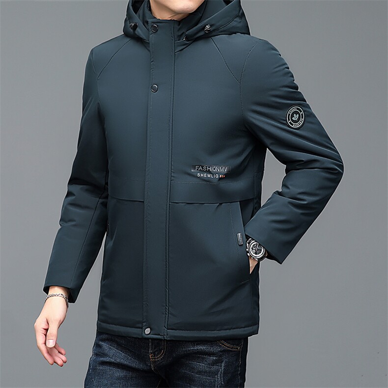 NN2281钱塘2020-3商务百搭简约冬季厚款中年男士棉衣外套P95,男装棉衣,钱塘207-3