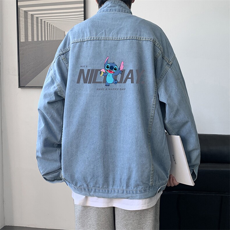 牛仔夹克男大码牛仔外套男茄克 NJ77173-P60图片
