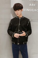 T741/80羊羔毛刺绣小鹿棉衣，男装棉衣，星座1904A