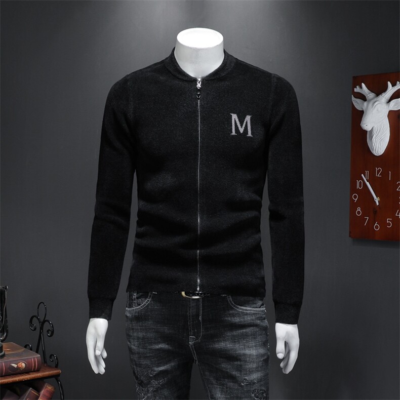 2021天鹅绒外套加厚保暖开衫简约款实体店款过年好穿，男装夹克，电商D230