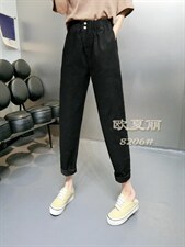 水洗休闲裤，女装休闲裤，欧夏丽