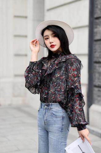 2021春款波，女装，慧颖帛