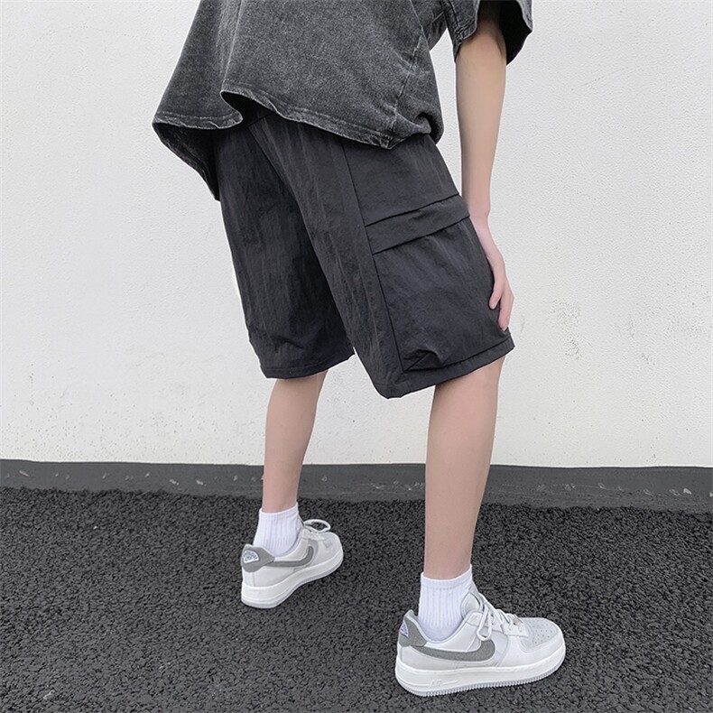 夏季潮流二次开发休闲短裤潮流宽松五分裤A161-D9206-P45,男装休闲裤,电商A161