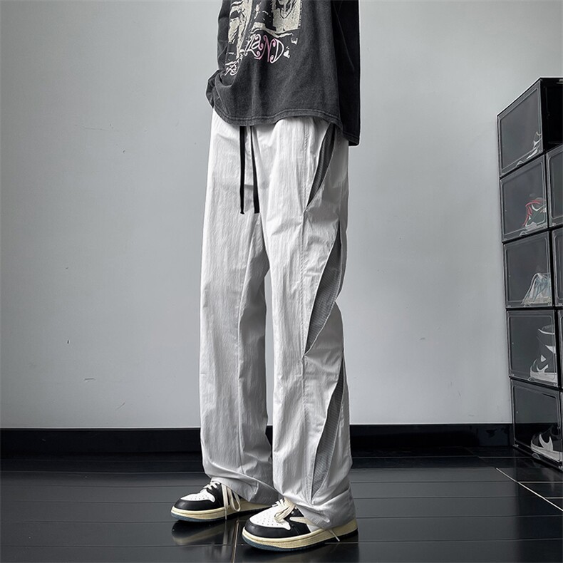 美式ins高街暗黑小众修身百搭喇叭裤休闲牛仔裤K0127-P43,男装休闲裤,星座308B-1