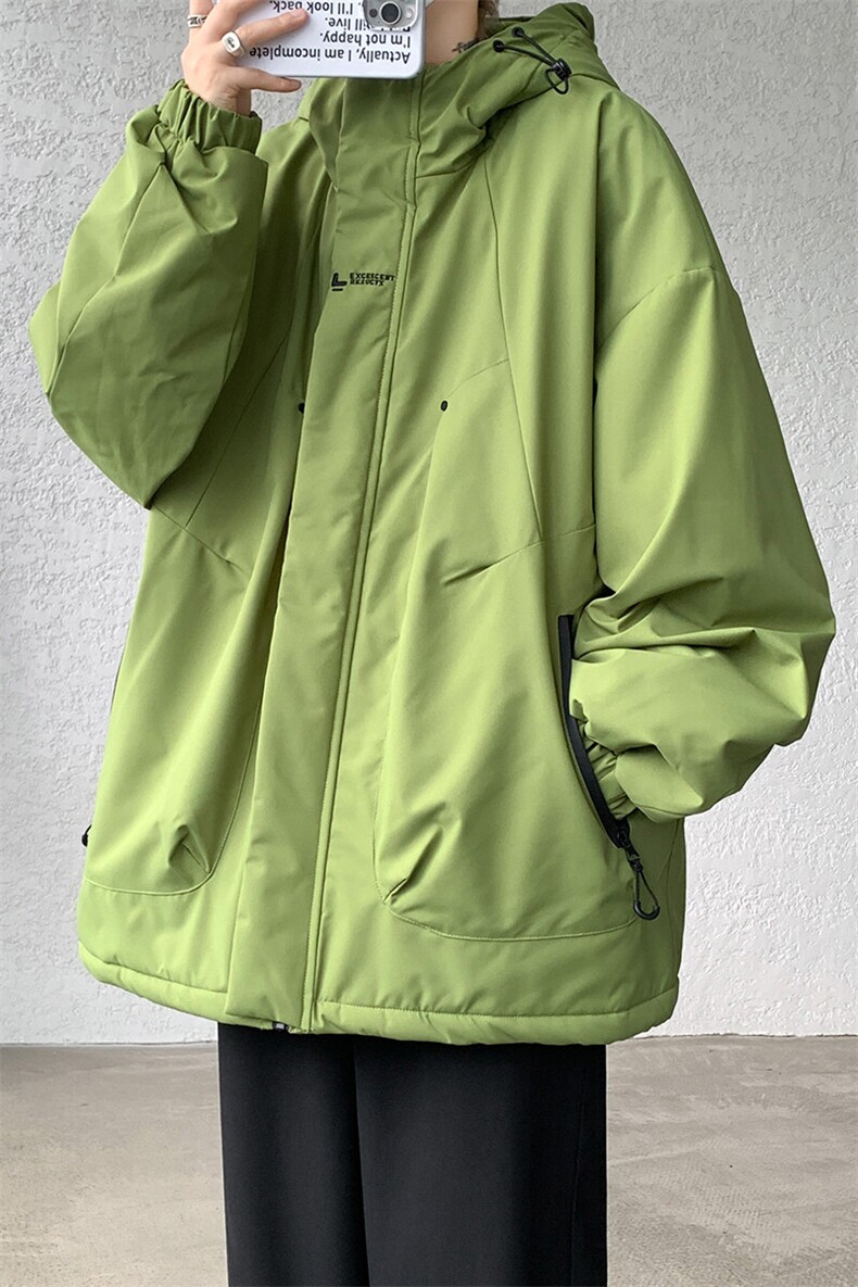 8XL-M冲锋衣外套男加棉加厚夹克秋冬户外登山服JK1313薄P90控110,男装夹克,电商D206-1