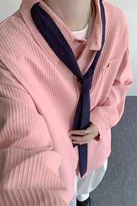 （送个性领带）CS1160-特P42 控88 肌理感长袖男小众设计大码衬衣图片