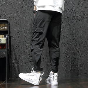 黑墙 大码宽松休闲裤长裤多口袋工装裤A014-K01-P50特价图片