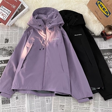 美式冲锋衣外套男春秋季机能风连帽户外登山服运动夹克潮W9276，男装夹克，星座1116A-1（原606A）