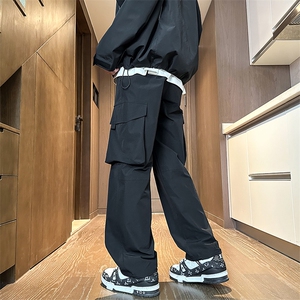 2024 春季新款 内景大码美式大口袋工装裤M-5X HK24052-P50图片