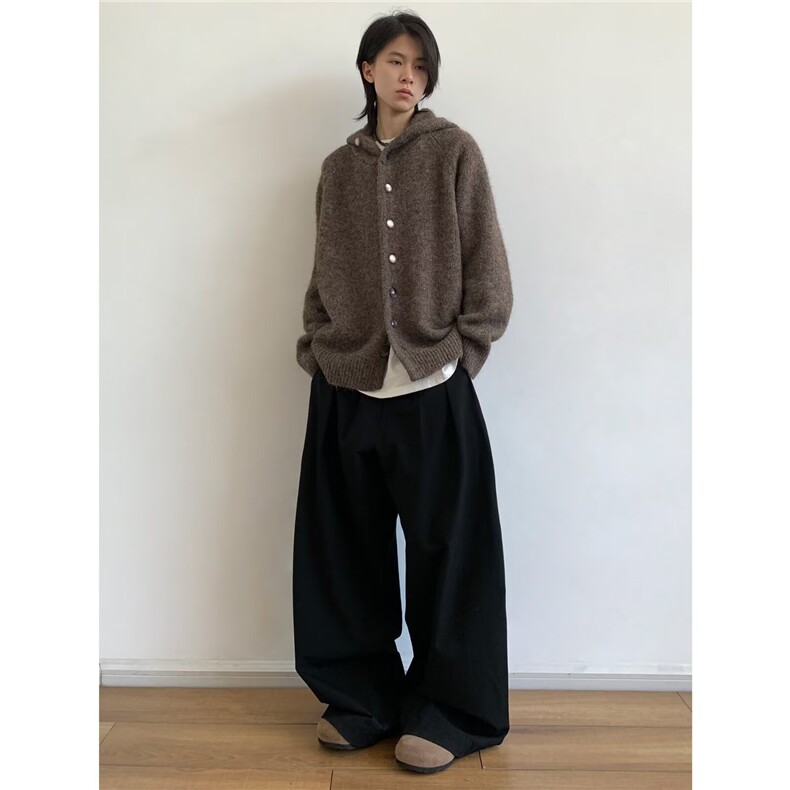原宿日系新款潮流流行简约百搭开衫毛衣慵懒时尚ins气质文艺,男装针织衫/毛衣,星座506A