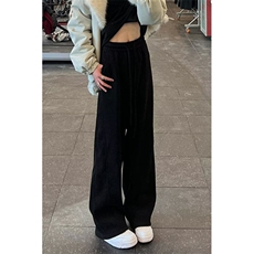 新款休闲裤男士秋冬季加绒加厚长裤美式百搭潮流裤子KJ85，男装卫衣，星座1116A（原606A-3）