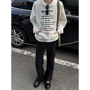 B221 美式ins高街暗黑多口袋直筒工装休闲裤 LK24153-P65 控88图片