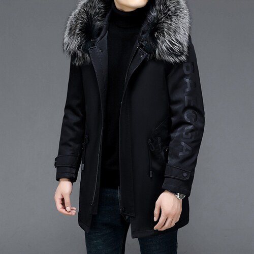 AL9011冬季男士白鹅绒羽绒服保暖外套修身潮流帅气P650图片