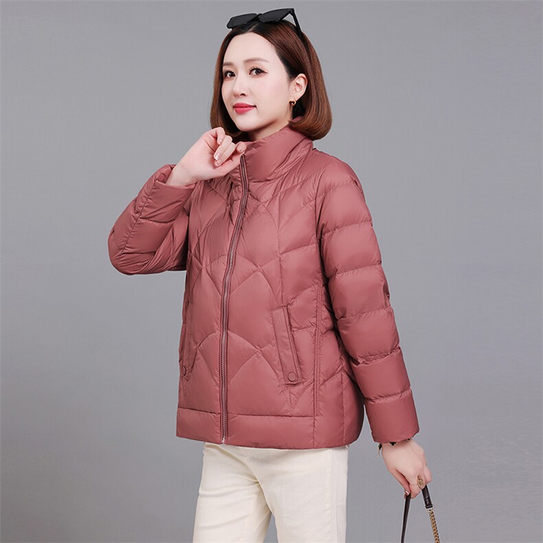 时尚保暖女款棉服冬季新款长袖宽松立领外套,女装棉衣/棉服,深妍伊美