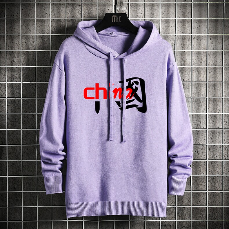 LM68189-P58加绒款-P68连帽毛衣男大码带帽针织衫男毛线衣网格,男装针织衫/毛衣,电商A040A