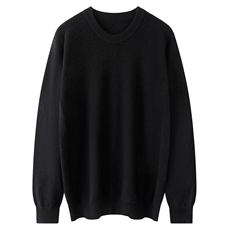 2025年秋季男士圆领肌理感羊绒衫时尚百搭通勤休闲，男装羊绒套衫，晨晟羊绒