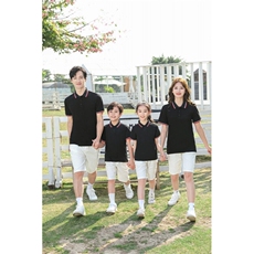25春夏儿童亲子装POLO翻领220克重95%棉5%氨纶儿童L21991成人2199，男装Polo衫，星座1602B（原101B-1）