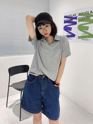 polo经典V领衫,女装,著朴