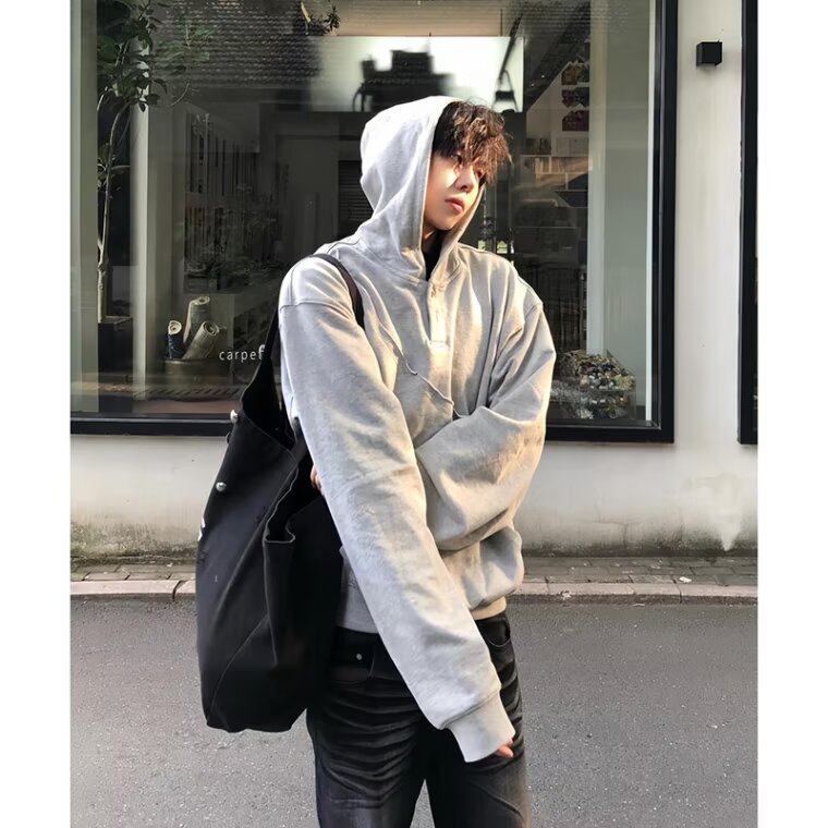 JY530-P47卫衣男连帽春秋季ins港风宽松潮牌字母印花百搭外套,女装短外套,星座1501-3