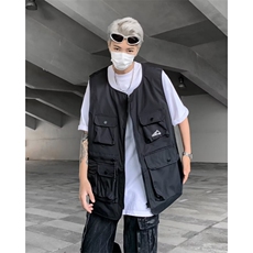 日系机能战术男士马甲多口袋外穿工装无袖外套背心坎肩潮流，男装背心/马甲，星座716-3