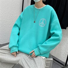 秋季新款卫衣男港风潮流宽松圆领潮流百搭网红外套WY601P43控58，女装短外套，星座517A-1