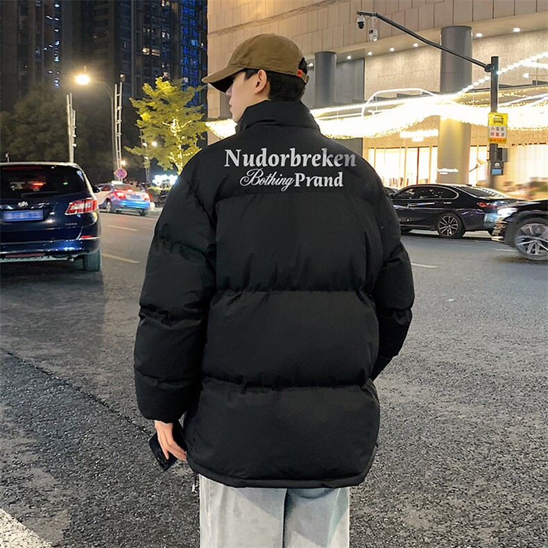 港风抖音直播得物高品质宽松面包服棉衣外套M1156P65,男装棉衣,电商C408-1(原B339-1)