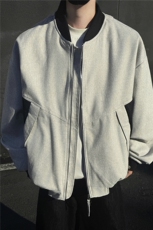 黑墙棒球服工装夹克休闲潮牌高品质立领休闲外套A436-6107-P75，男装夹克，电商A436