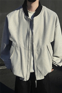 黑墙棒球服工装夹克休闲潮牌高品质立领休闲外套 A436-6107-P75图片