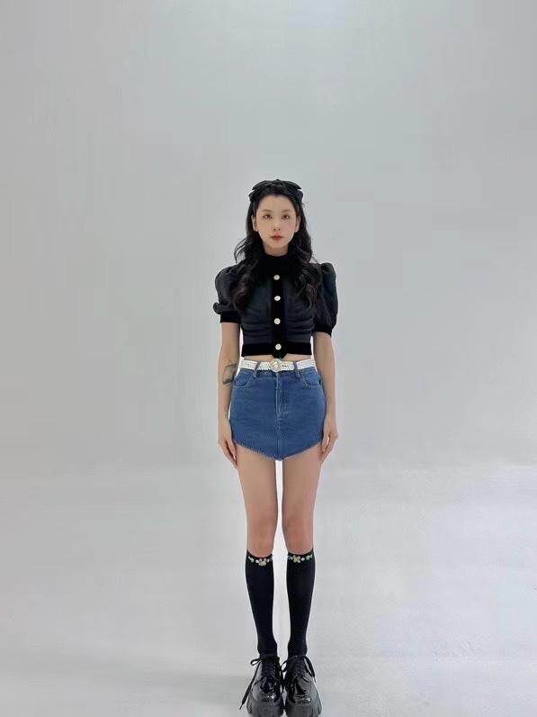 蝴蝶结透视衬衫，女装衬衫，HE