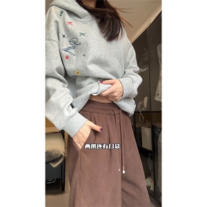 灯芯绒加绒加厚休闲裤美式工装宽松百搭直筒裤 5D2129-TP4588图片