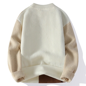 2024【新品】秋冬圆领毛衣男士针织打底衫潮流-M5109-P45图片