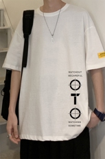 DX17114-P20纯棉短袖t恤男大码半袖打底衫宽松体恤衫港风，男装T恤，电商A040