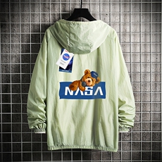 FS63247-P55NASA薄款防晒衣男透气防紫外线外套冰丝防晒服网格，男装夹克，电商A040A