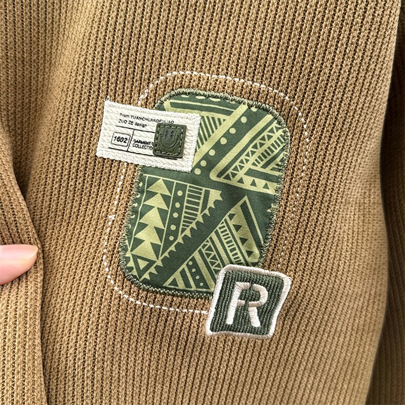 【大量现货】贴布加绒加厚奥粒绒高品假两件卫衣男9081-P45,男装卫衣,星座1706