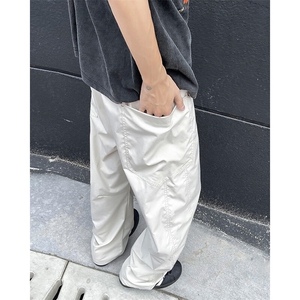 现货2025新款薄款休闲裤男小众宽松百搭工装直筒裤 K8098-P40图片