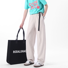 A429-YK185-特P28腰带卡扣休闲裤冰丝西裤现货，男装西裤，电商A429