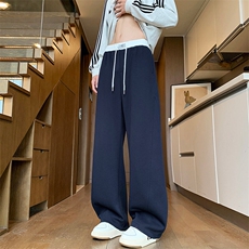 休闲裤男华棉新款港风宽松高品质弯刀裤K8558-特P40无差价，男装休闲裤，星座214-3