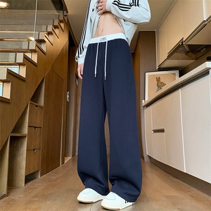休闲裤男华棉新款港风宽松高品质弯刀裤K8558-特P40无差价图片