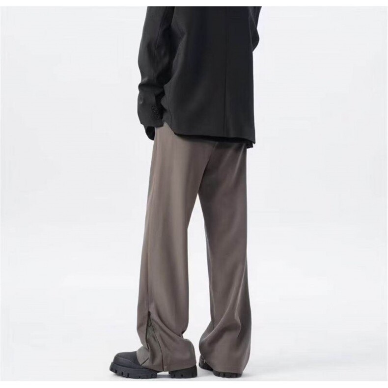 网图现货！秋季简约高级拉链设计宽松休闲裤百搭-EX50197-特批40，男装休闲裤，电商A061