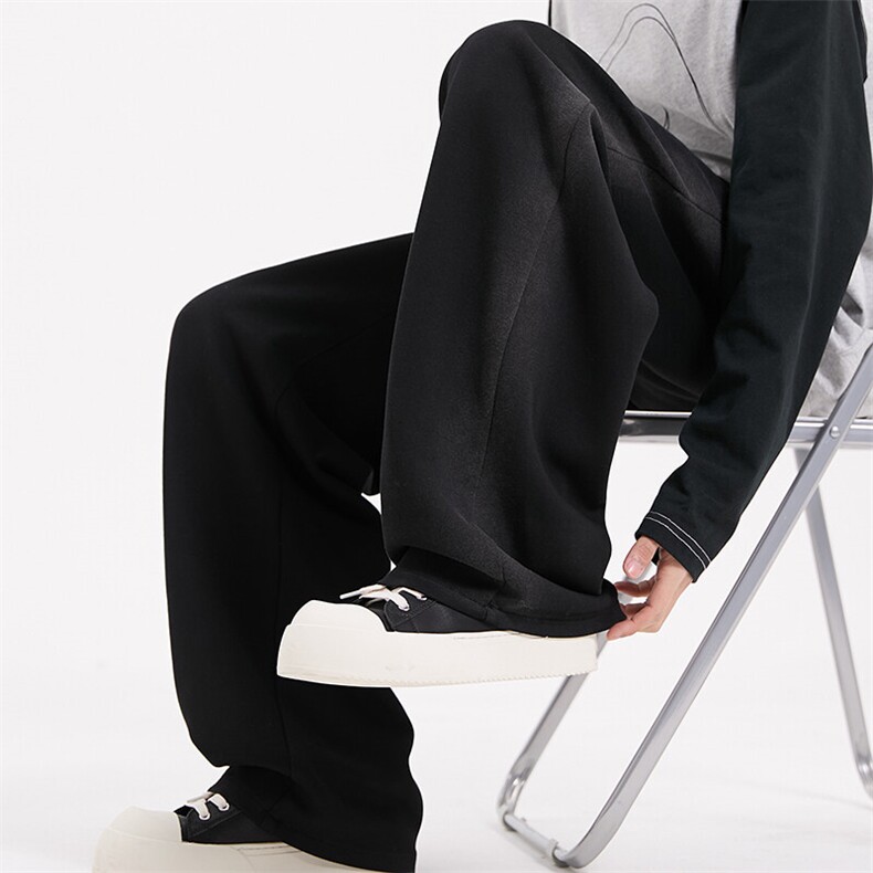 巴家弯刀宽松水洗复古美式休闲裤运动长裤K8546-P40【特价】图片