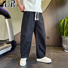 K20518-P68新款男士休闲裤夏季网眼直筒宽松弯刀裤百搭速干裤，男装休闲裤，电商A368