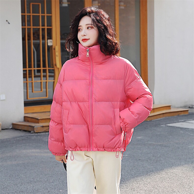 短款羽绒棉服女2025冬新款面包服棉衣韩版宽松洋气减龄小棉袄外套,女装棉衣/棉服,心心服饰