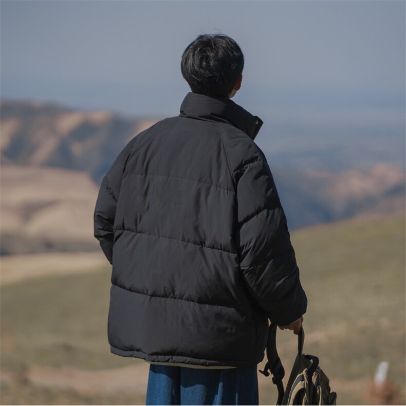 新疆山系港风冬款字母印花百搭休闲棉服A247-MY83712特批75控118,男装棉衣,电商A247