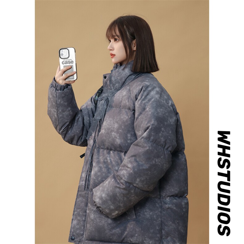 2025新中式盘扣棉衣男女棉服面包服中性风棉袄情侣外套 G1608-P85图片