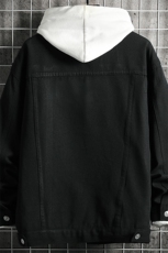 牛仔夹克男大码牛仔外套男茄克NJ77099-P60加绒款-P75，男装夹克，电商A040A