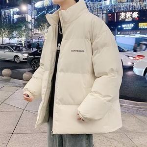 1506/QM250/P59口袋厚款新款冬季棉服棉衣男休闲潮牌帅气外套图片