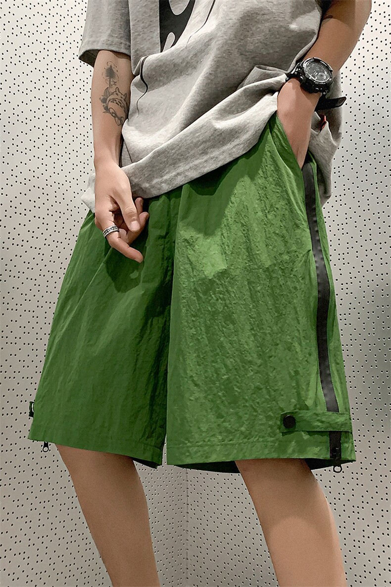 8XL-M重磅特大码短裤男防水五分裤冲锋裤男户外DK1503P50控68,男装休闲裤,电商D206-1