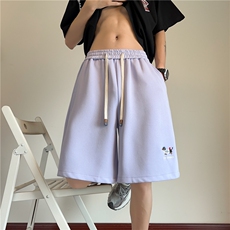 夏季新款可爱腊肠狗百搭运动宽松五分裤B315-K25543-特p30控58，男装休闲裤，电商B315